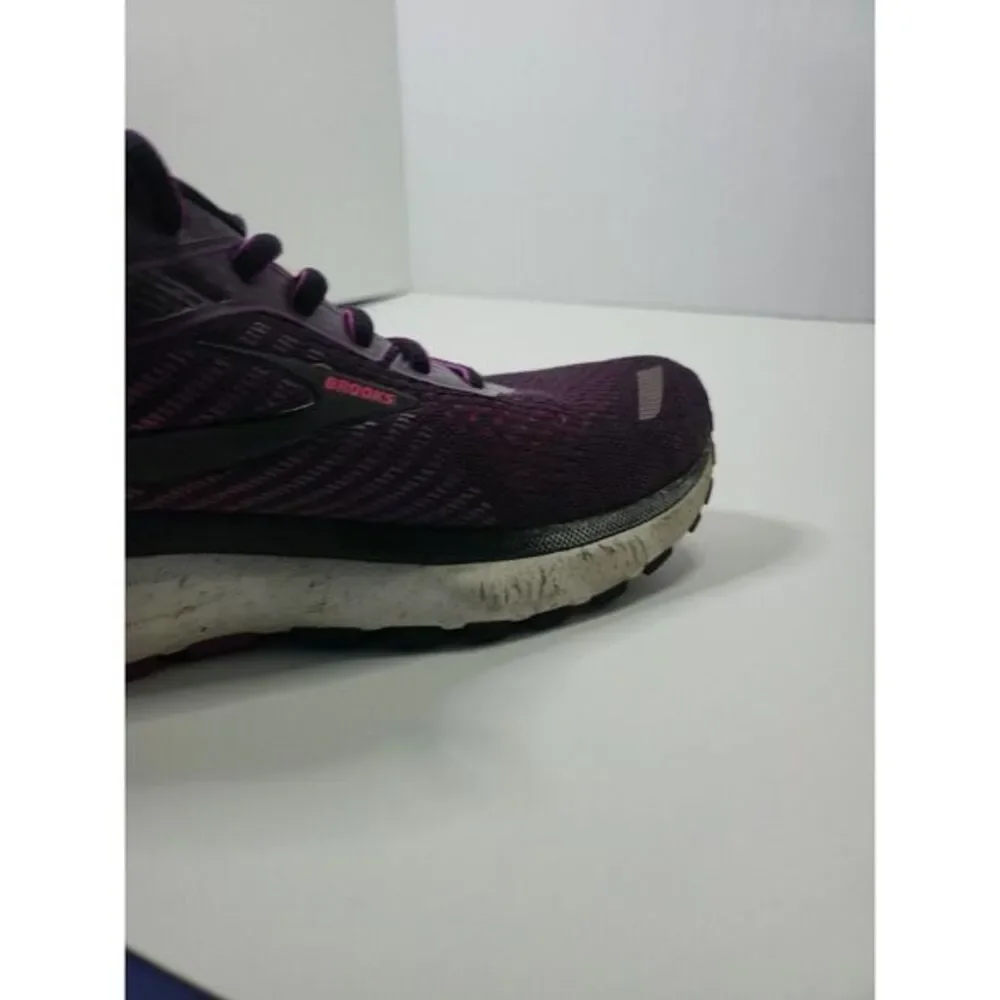 Brooks Ghost 12 1203051B063 Running Shoes Women's‎ Size 7.5 Black/Plum Medium B.